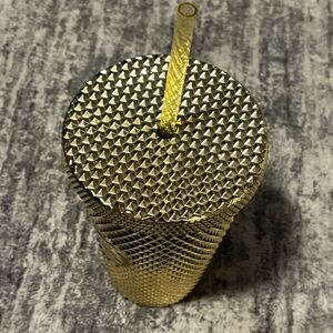 Starbucks Studded Gold Shine Tumbler